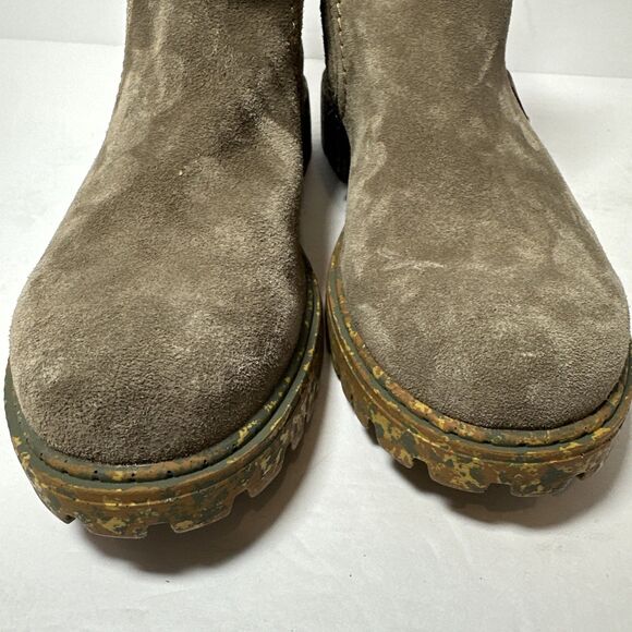 Josef Seibel Brown Suede Chelsea Boots Size EU 36 US 5.5-6 Camoflauge Sole - Picture 11 of 12